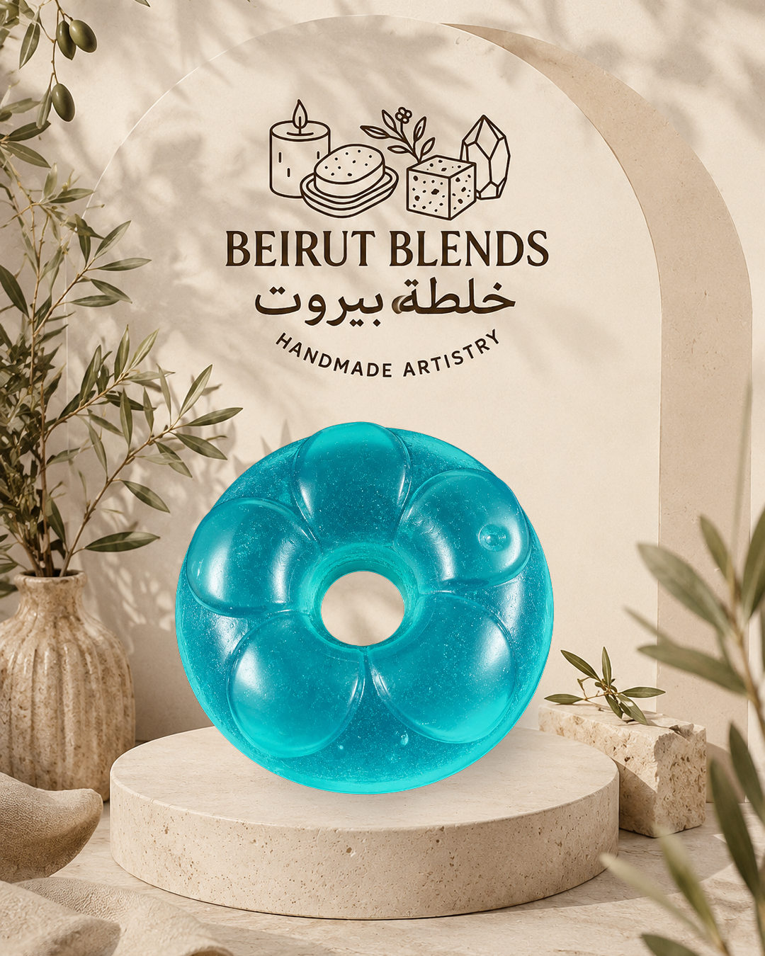 Floral Donut Soap