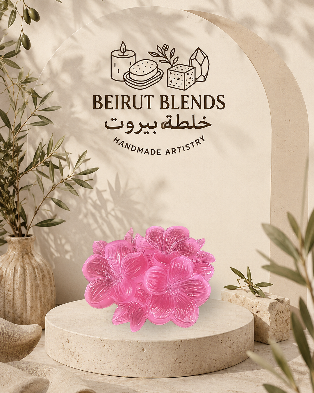 Tropical Hibiscus Flower Soap