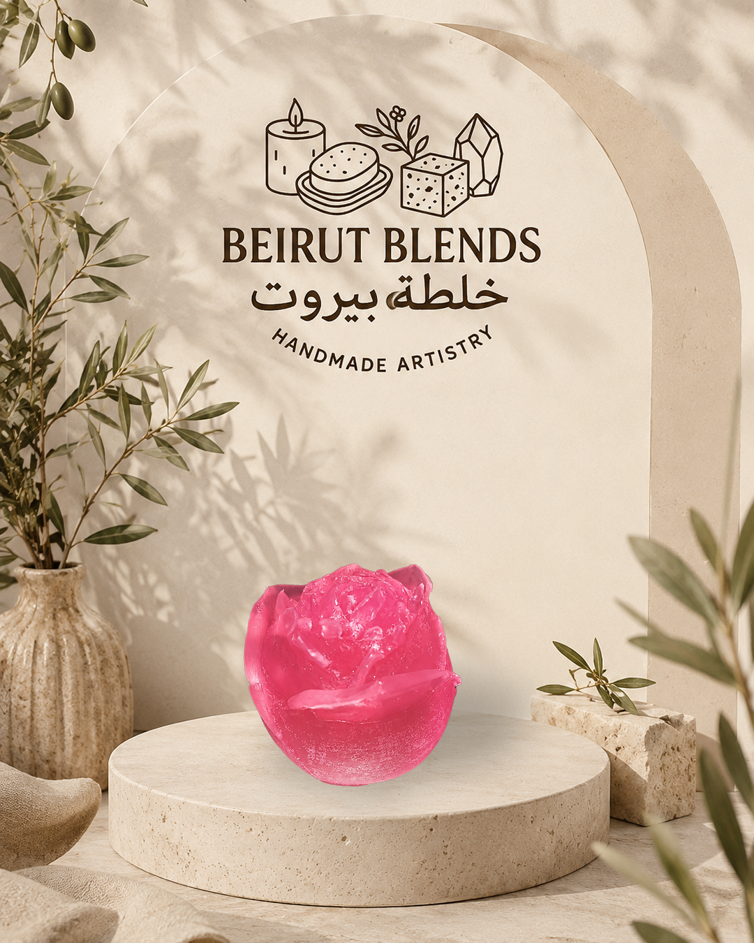 Flower L Soap