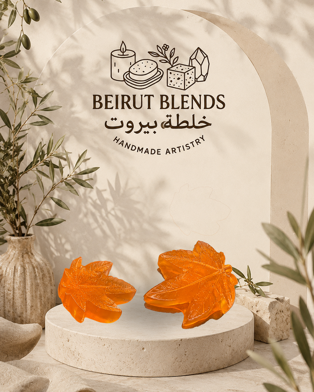 Autumn Maple Leaves Soap