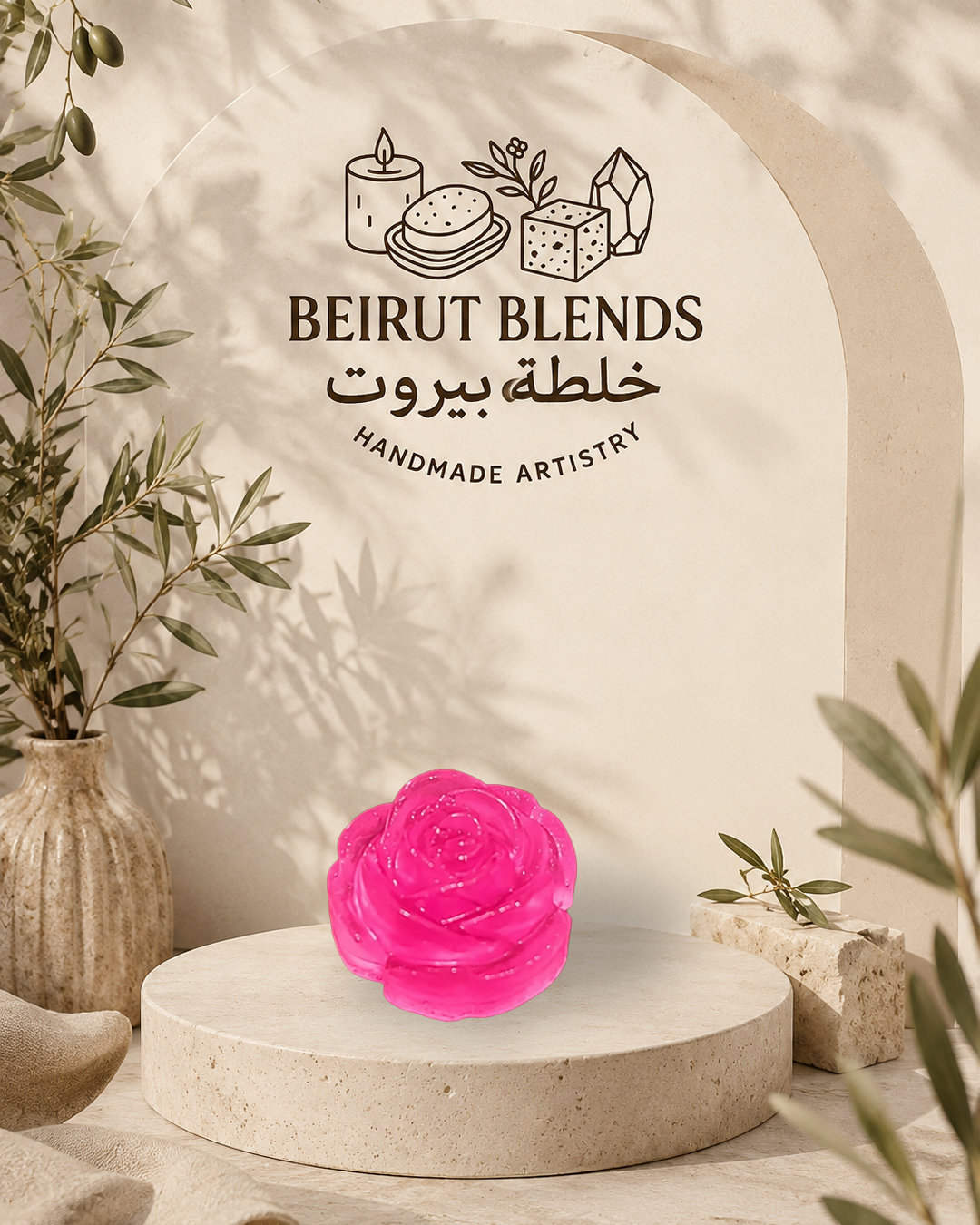 Mini Flower Peony Soap