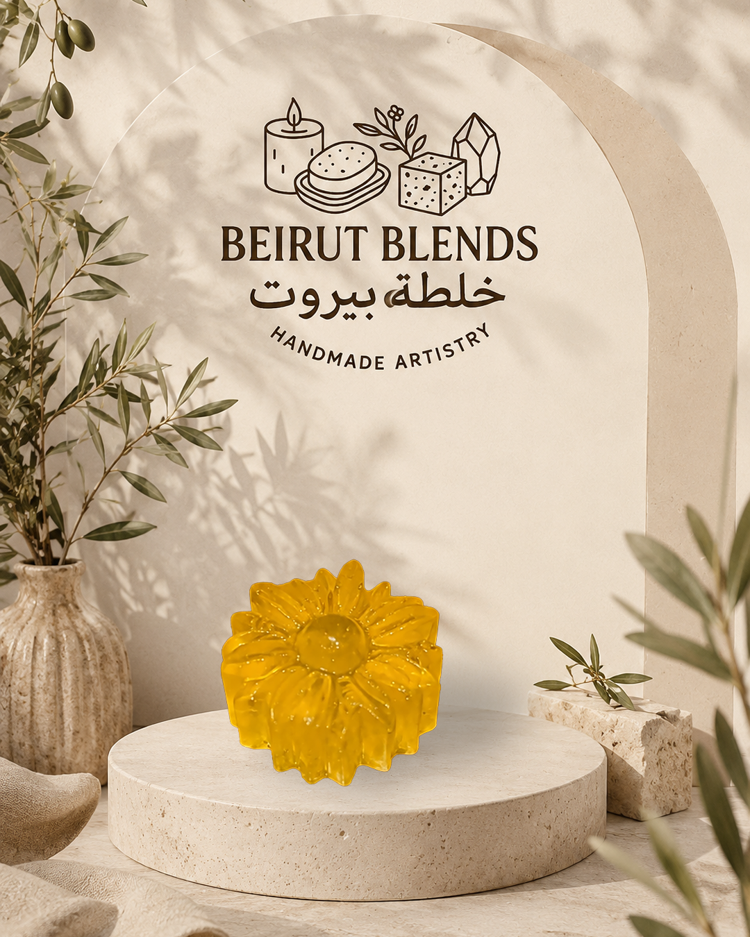 Mini Flower Sunflower Soap