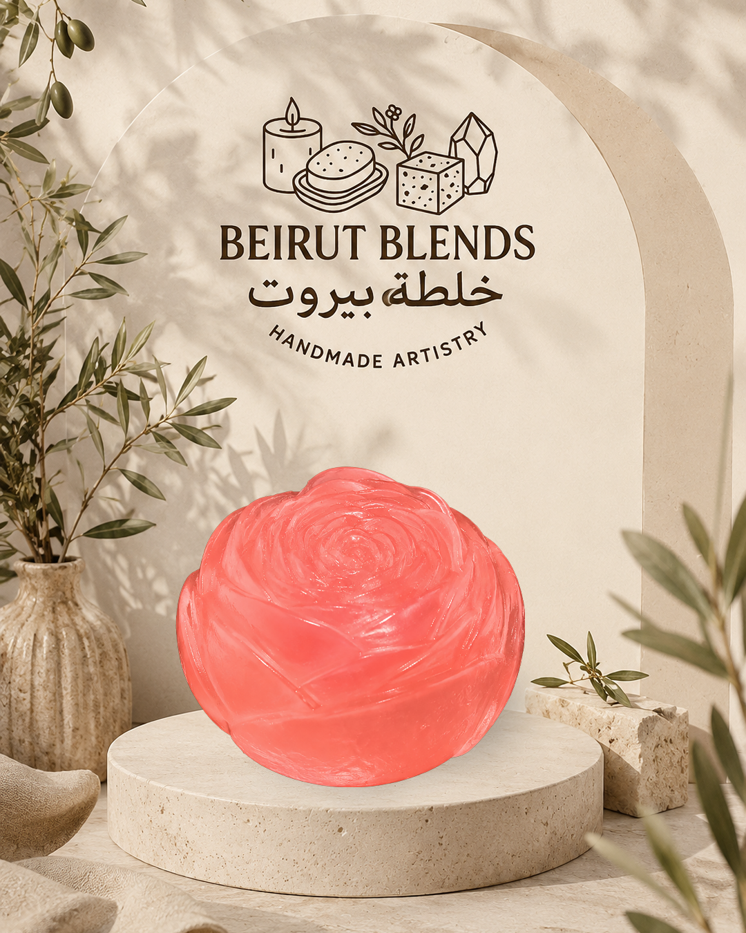 Ranunculus Flower Soap