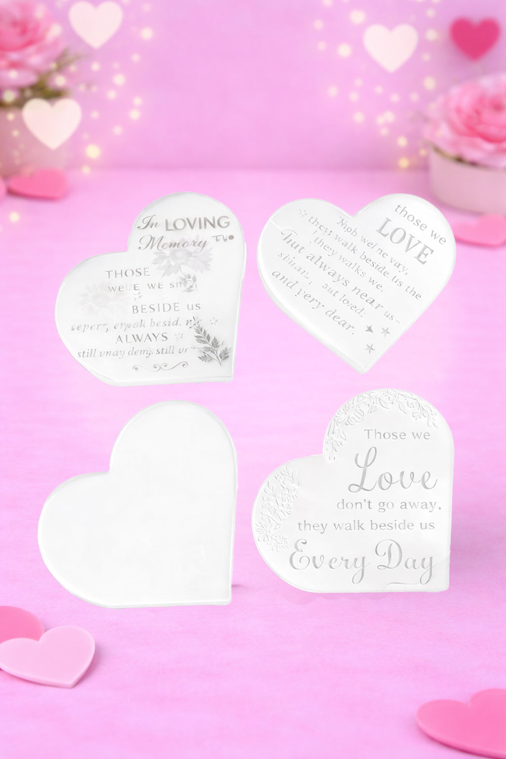 Four Hearts, One Love – Memorial & Keepsake Set