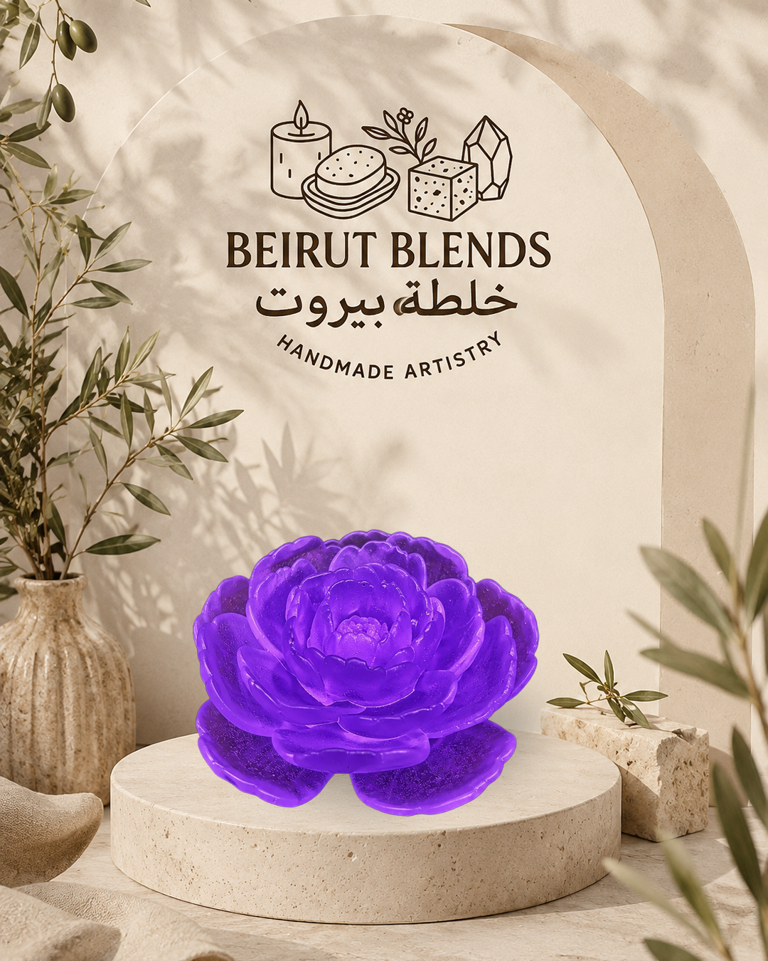 Camellia Large Flower Soap