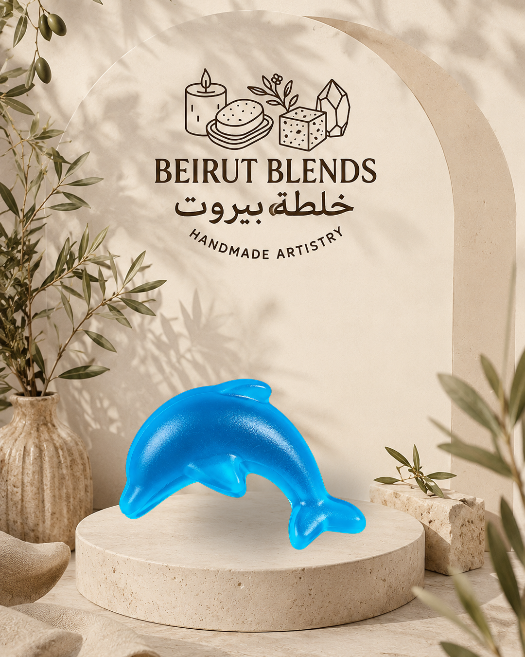 Playful Dolphin Soap