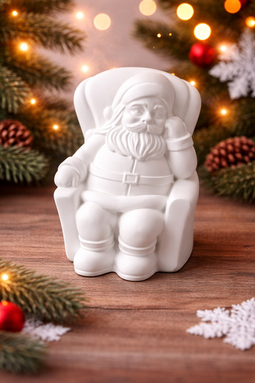 Santa at Rest – Sitting Santa Décor