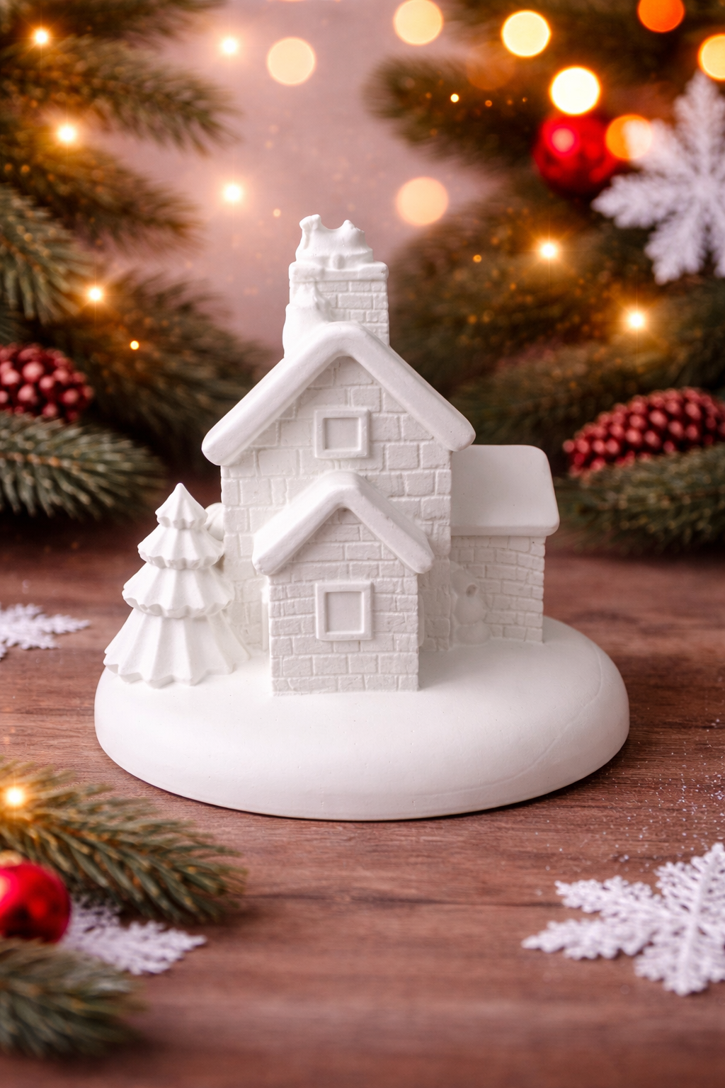 Winter Haven House & Tree Décor