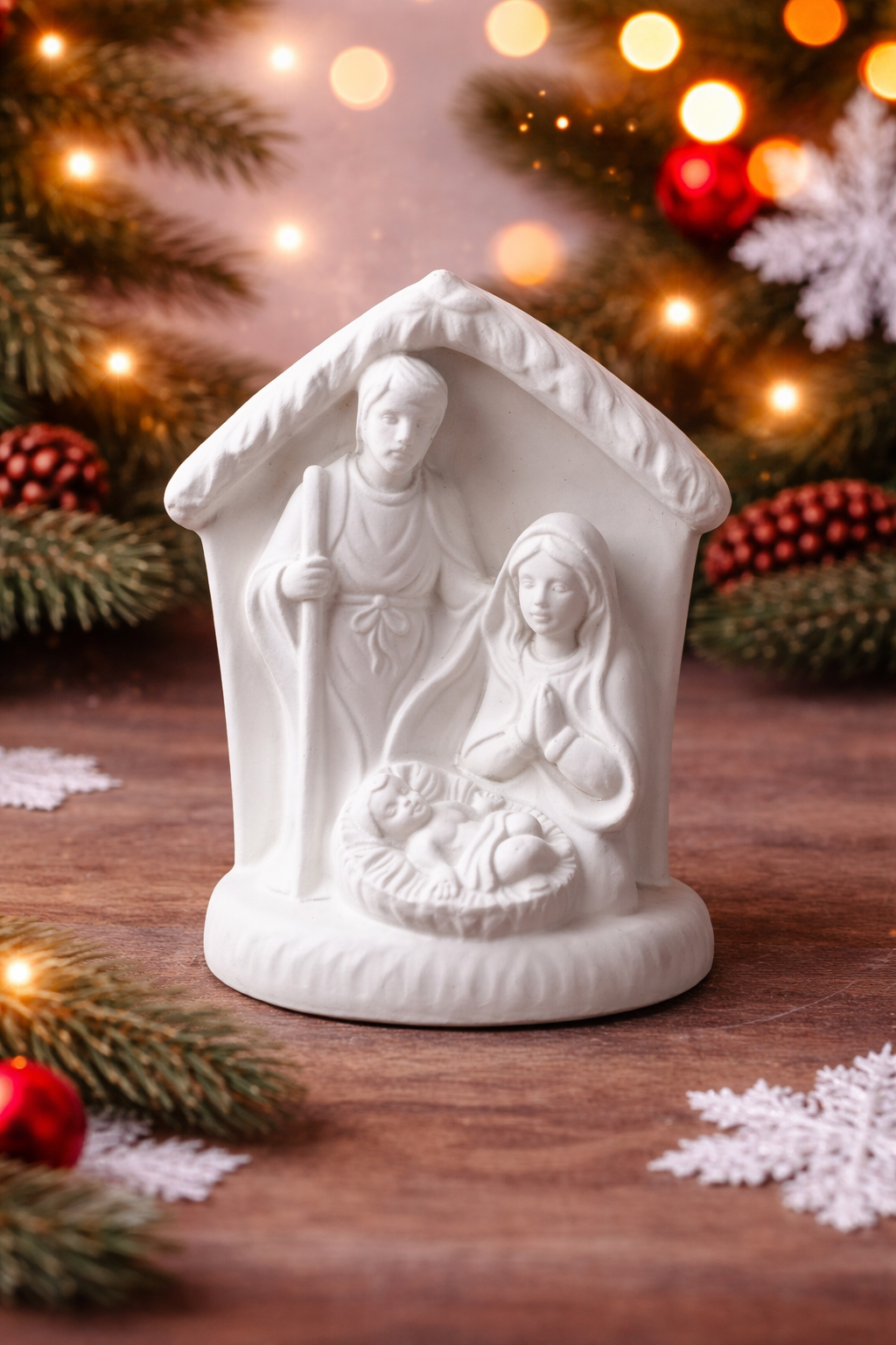 Holy Family Blessing – Nativity Décor