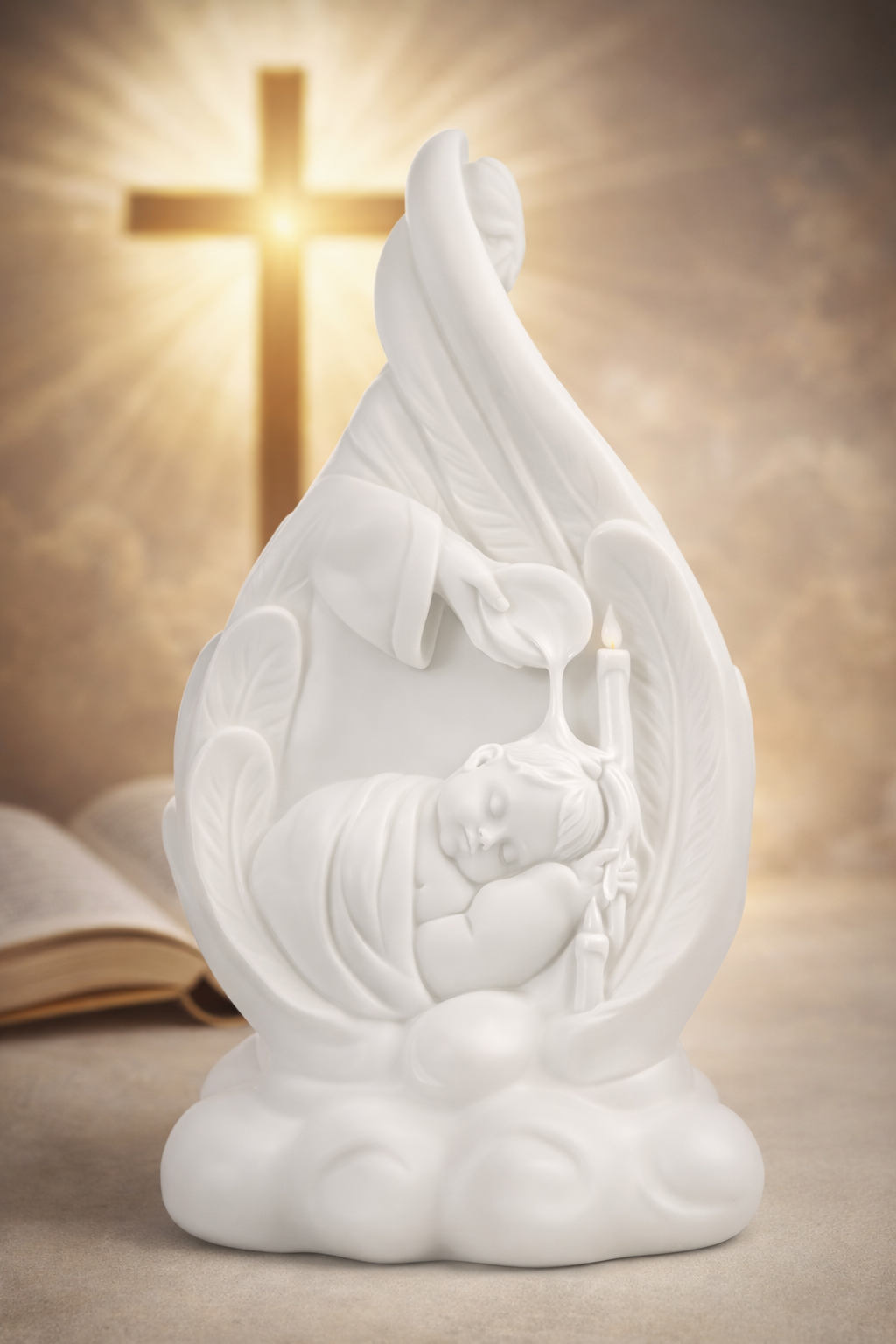 Baptism Guardian Angel Sculpture