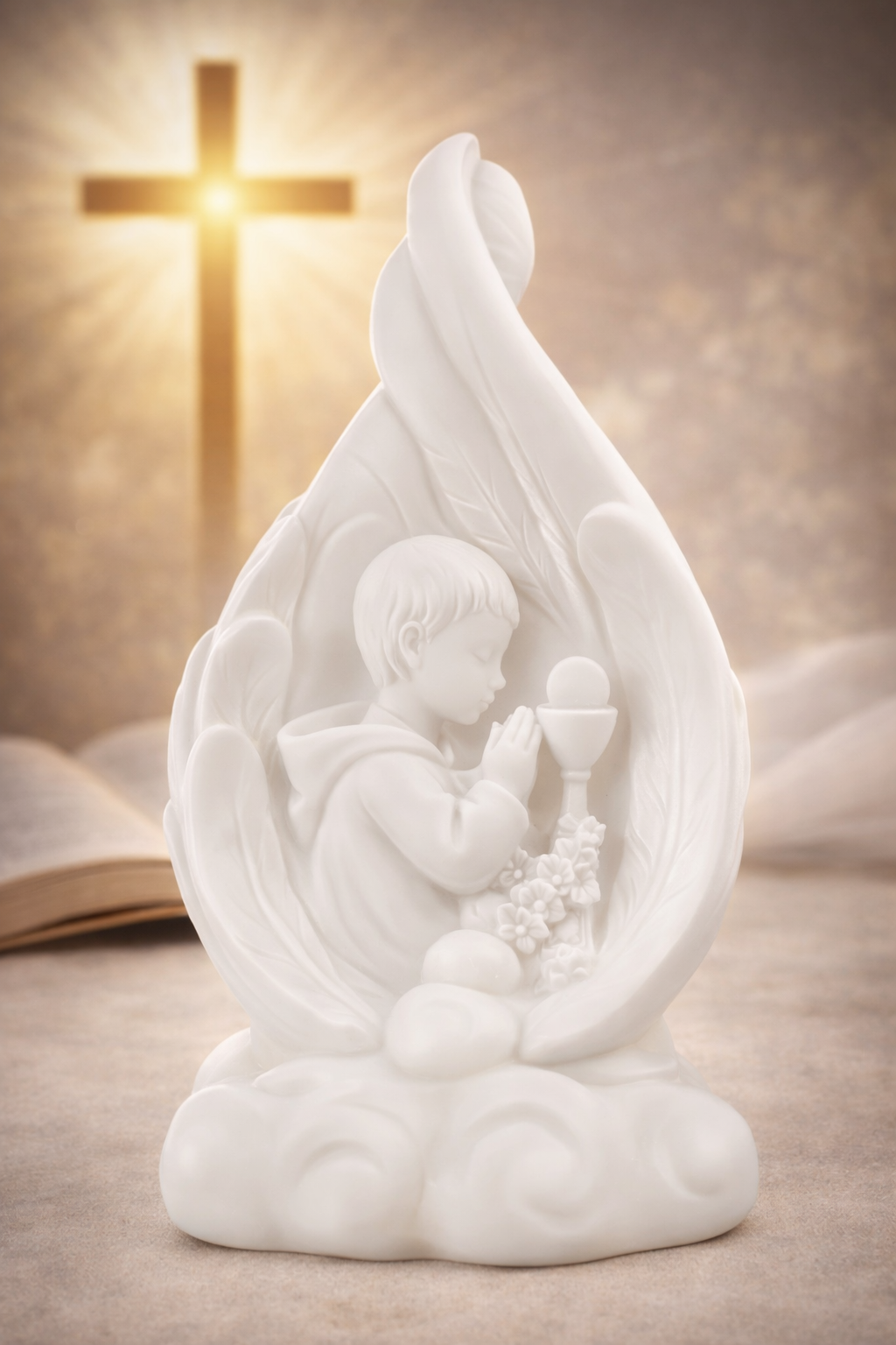 Boy’s First Communion Guardian Angel Sculpture