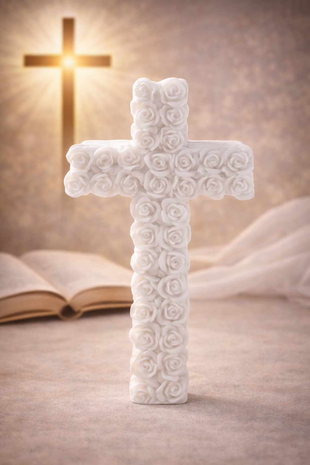 Floral Cross of Grace