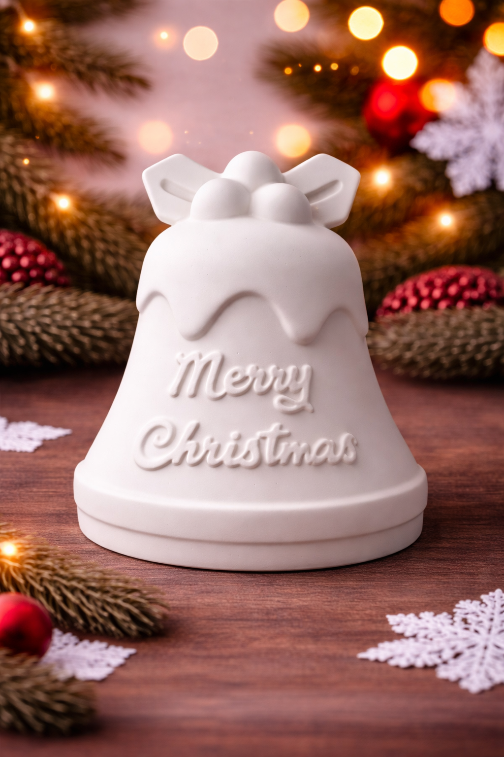 3D Christmas Blessing Bell
