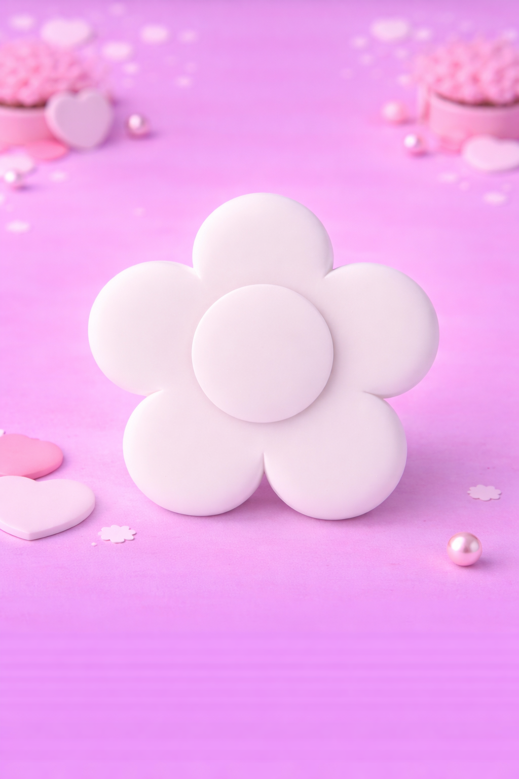 Cloud Bloom – Minimal Flower Sculpture