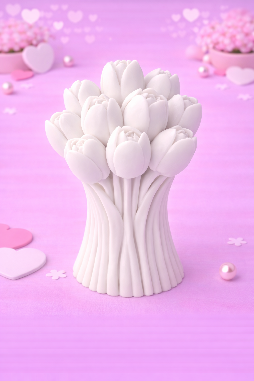 Bouquet C – Pure Tulip Embrace